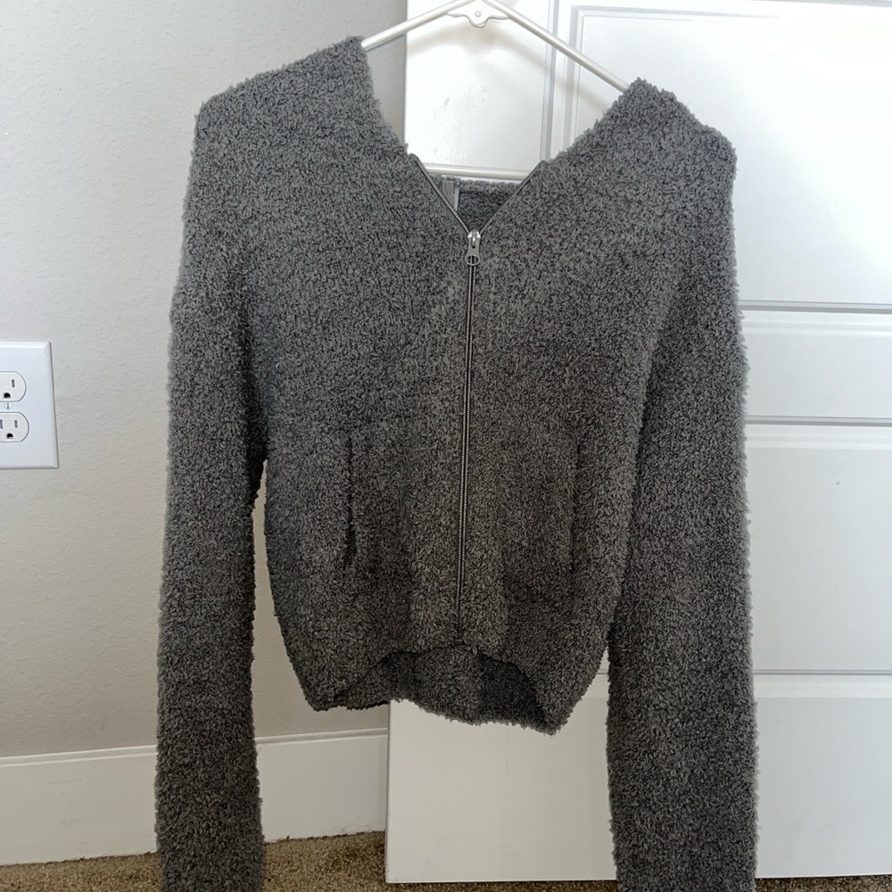 Skims full-zip cropped jacket - S/M